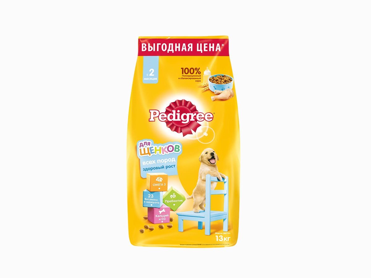 Сухой корм для щенков