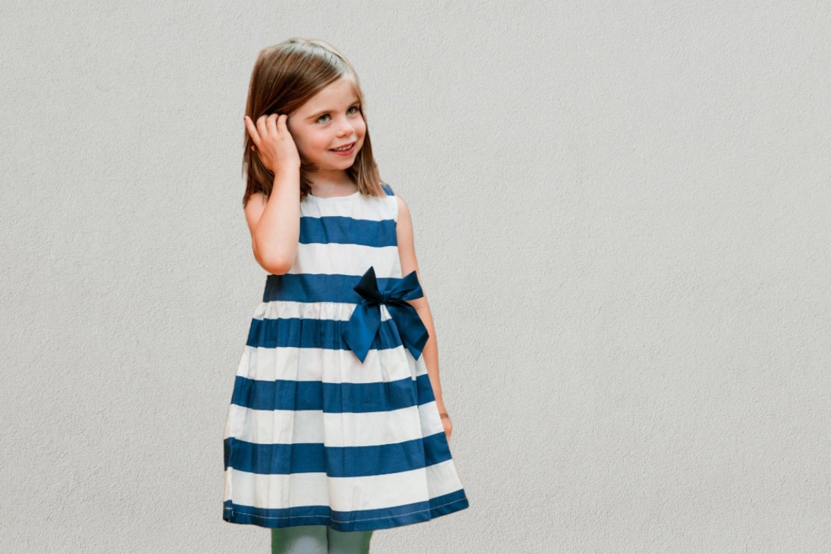 Платье "Морской прибой"